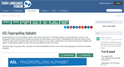 Desktop Screenshot of fingerspellingalphabet.com